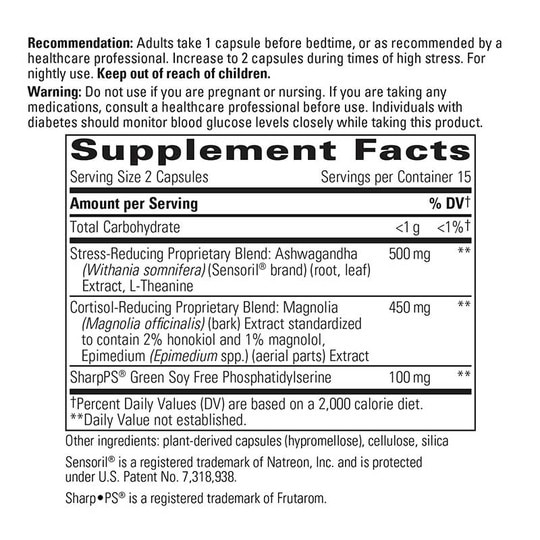 Cortisol Manager Allergen Free, INT